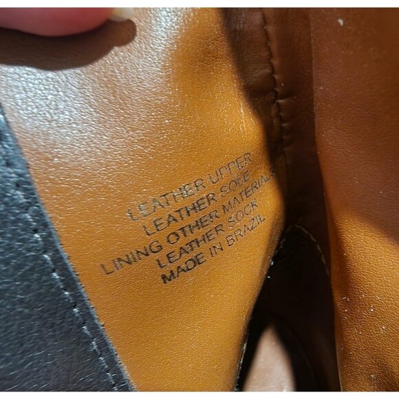 Banana Republic Lucia Leather Brown Calf Boots Women's Size 8.5 Side Zipper - Picture 7 of 9